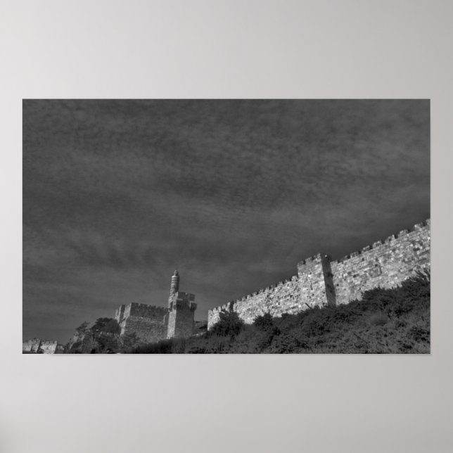 Póster Ciudad de David Jerusalén (Frente)