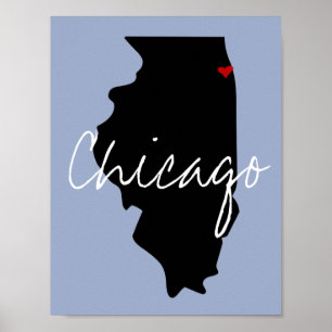 Póster Ciudad de Illinois
