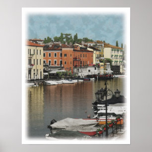 Póster Ciudad de Italia