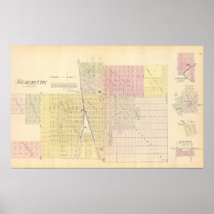 Póster Ciudad de Kearney, Nebraska