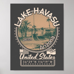 PÓSTER CIUDAD DE LAKE HAVASU - ARIZONA