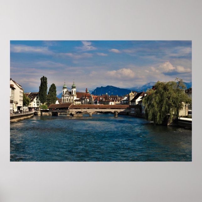 Póster Ciudad de Lucerna (Frente)