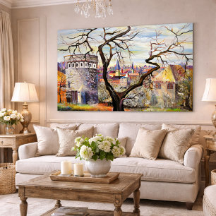 Póster Ciudad de Luxemburgo - Meseta Psicodélica Du Rham