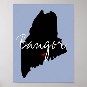 Póster Ciudad de Maine