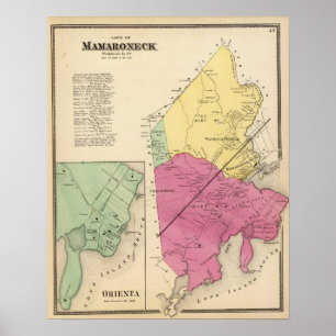 Póster Ciudad de Mamaroneck, Orienta