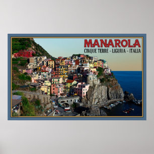 Póster Ciudad de Manarola