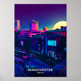 Póster Ciudad de Manchester