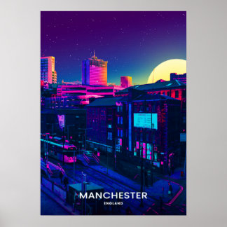 Póster Ciudad de Manchester