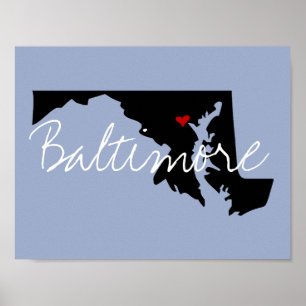 Póster Ciudad de Maryland