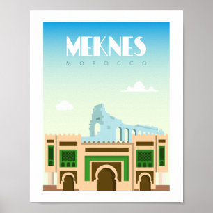 Póster Ciudad de Meknes