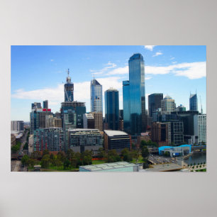 Póster Ciudad de Melbourne