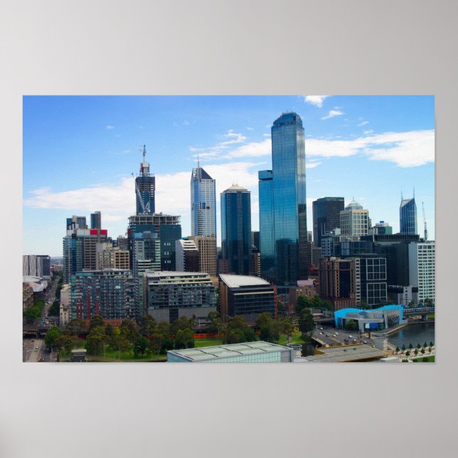 Póster Ciudad de Melbourne (Frente)