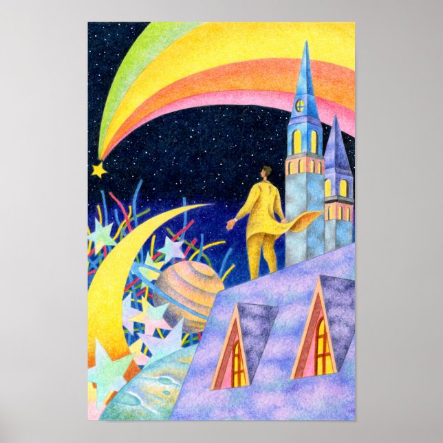 Póster Ciudad de Meteoros. (Frente)