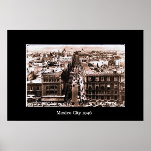 Póster Ciudad de México 1946