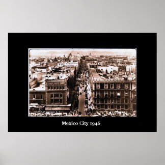 Póster Ciudad de México 1946