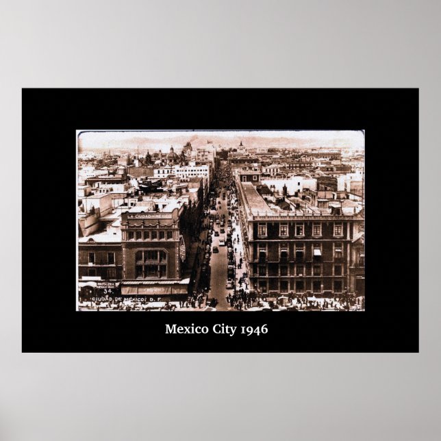 Póster Ciudad de México 1946 (Frente)
