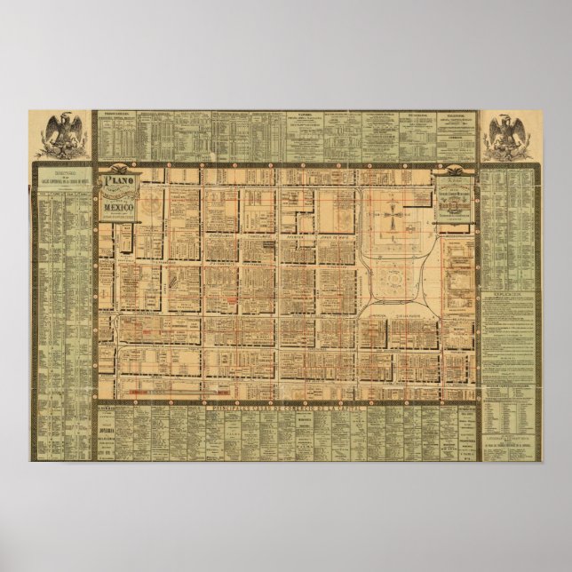 Póster Ciudad de México 3 (Frente)