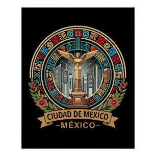 Póster Ciudad de México México América Central