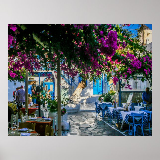 Póster Ciudad de Mykonos (Frente)