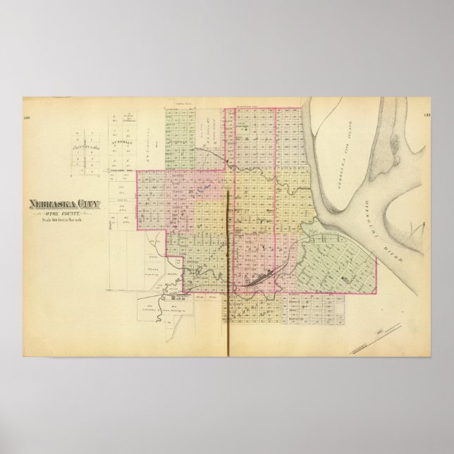Póster Ciudad de Nebraska, Nebraska (Frente)
