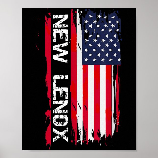 Póster Ciudad de New Lenox (Frente)