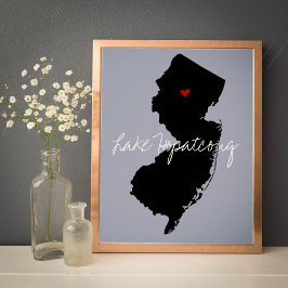 Póster Ciudad de Nueva Jersey