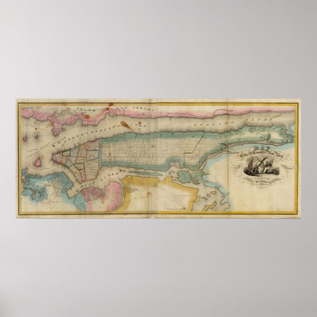 Póster Ciudad de Nueva York (Frente)