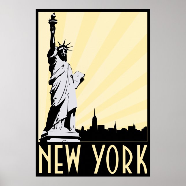 Póster Ciudad de Nueva York (Frente)