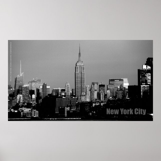Póster Ciudad de Nueva York (Frente)