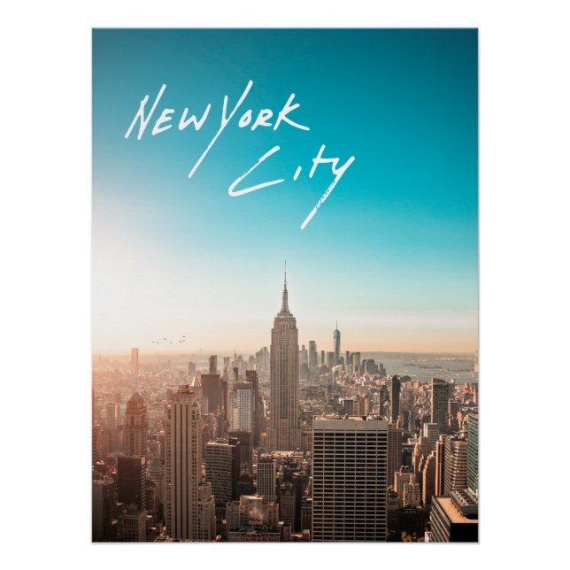 Póster Ciudad de Nueva York (Anverso)