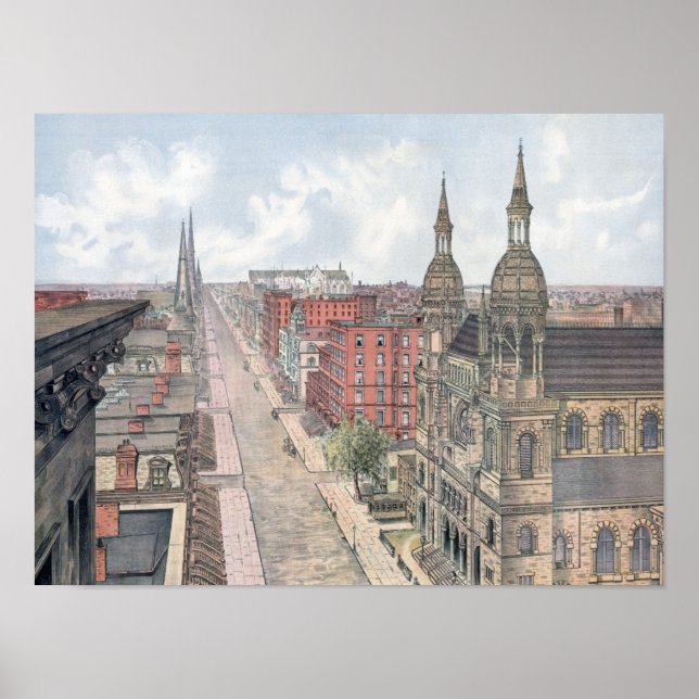 Póster Ciudad de Nueva York (Frente)