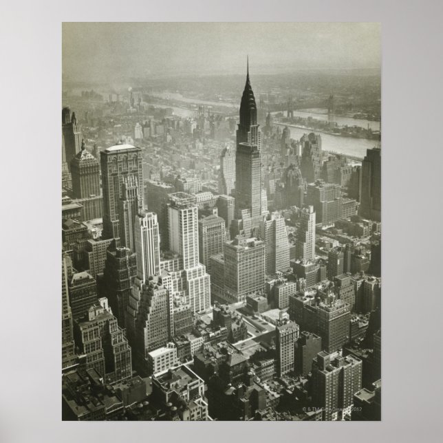 Póster Ciudad de Nueva York (Frente)