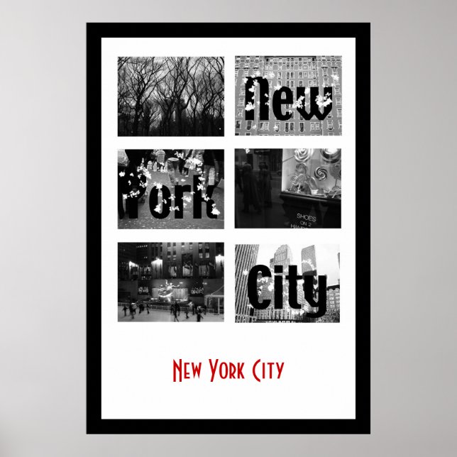 Póster Ciudad de Nueva York (Frente)