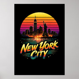 Póster Ciudad de Nueva York