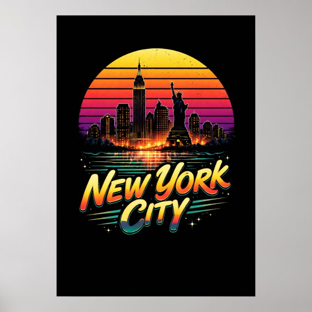 Póster Ciudad de Nueva York (Frente)
