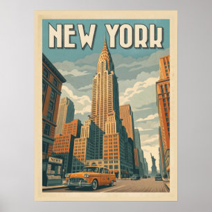 Póster Ciudad de Nueva York 