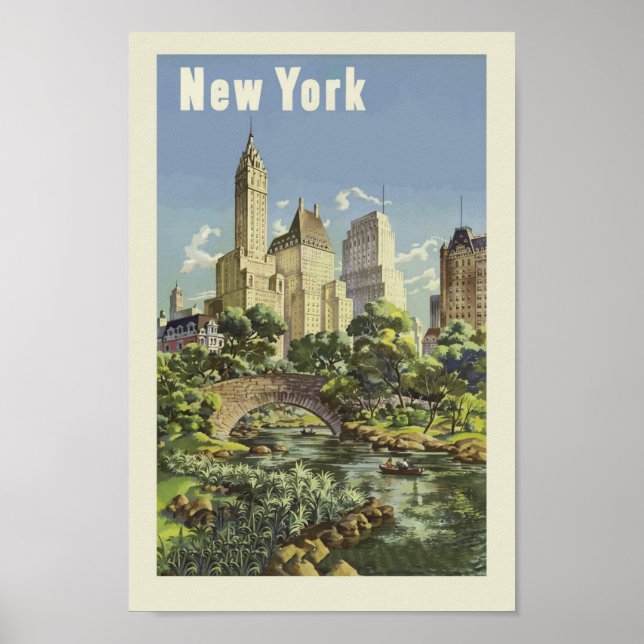 Póster Ciudad de Nueva York (Frente)