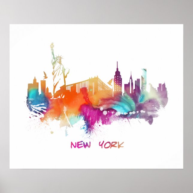 Póster Ciudad de Nueva York (Frente)