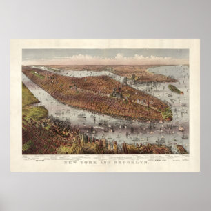 Póster Ciudad de Nueva York