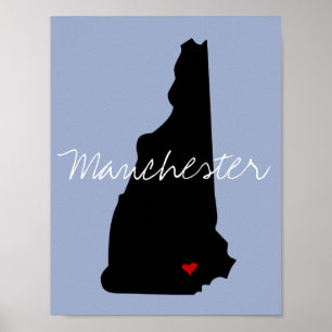 Póster Ciudad de Nuevo Hampshire