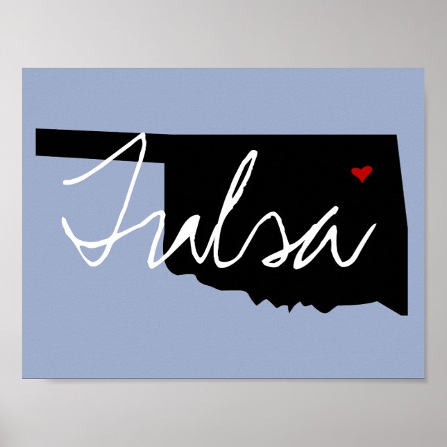 Póster Ciudad de Oklahoma (Frente)