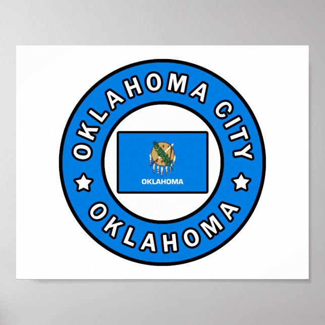Póster Ciudad de Oklahoma Oklahoma (Frente)