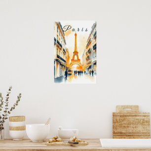 Póster ciudad de París