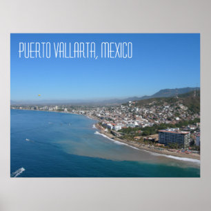 Póster Ciudad de Puerto Vallarta en México Poster