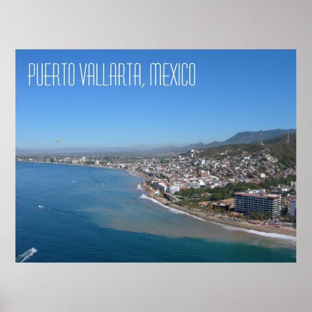 Póster Ciudad de Puerto Vallarta en México Poster (Frente)