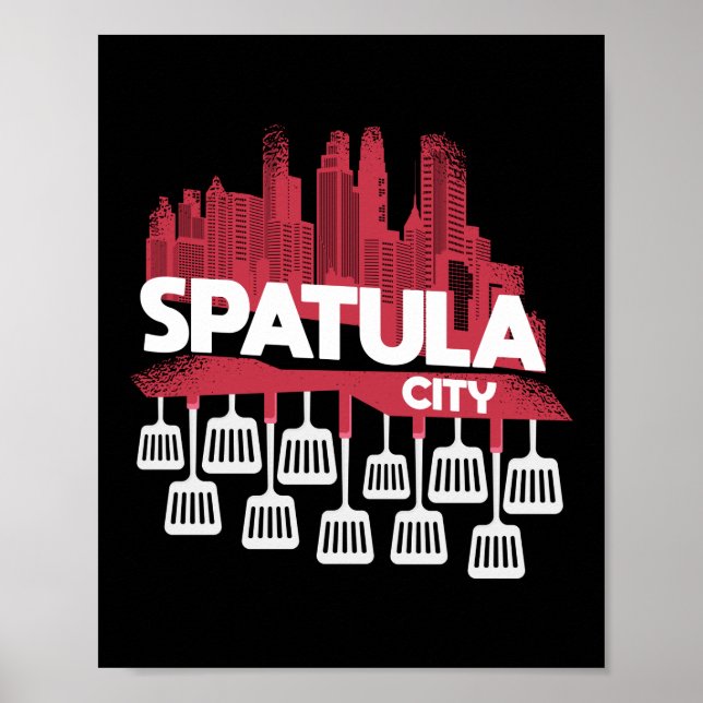Póster Ciudad de Spatula (Frente)