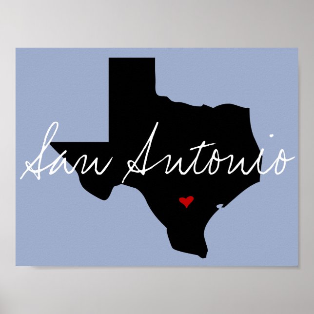 Póster Ciudad de Texas (Frente)