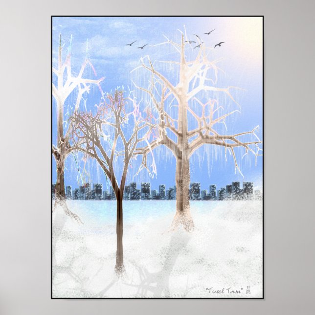 Póster Ciudad de Tinsel (Frente)