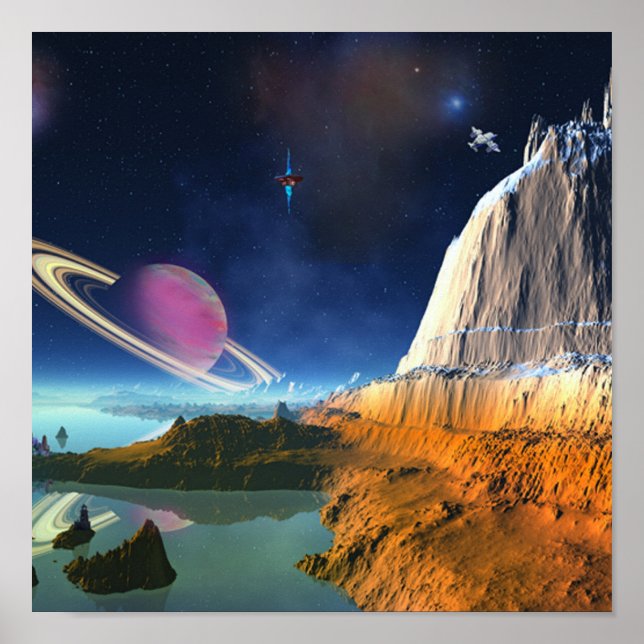 Póster Ciudad de Titan (Frente)