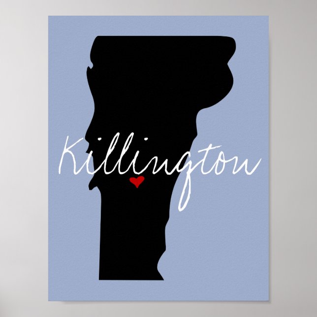 Póster Ciudad de Vermont (Frente)